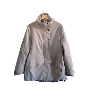 HELLY HANSEN Arctic Le Back Gray Ski Jacket Womens Size XL